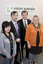 MP Bill Shorten with Bursary Award winners Jenny Tran and Trudy Ryall, and Chris Edwards