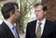 Bill Shorten speaking with Chris Edwards