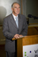 John Cain at the podium