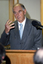 John Cain at the podium