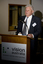 David Blyth at the podium