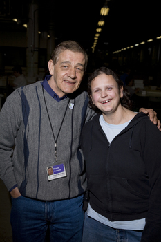 Norm Richards and Gena Kacowicz in Prahran