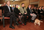Gavin Jennings, Rachel Johnson, Karl Hughes and Kevin Murfitt watching the presentation