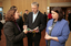 Deborah Mould speaking to Gavin Jennings about tactile books with Christine Harding and Chris Edwards