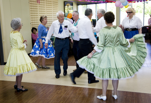 VA Square Dance Club performed at the Kooyong Day Centre