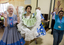 Kooyong Day Centre clients and staff join in the dance