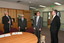 Michael Simpson, BCA person, Dr Kevin Murfitt and Gerard Menses
