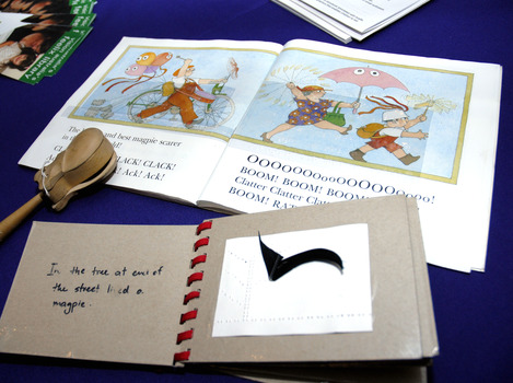 Print Braille version of 'Waddle Giggle Gargle' by Pamela Allen