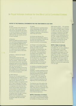 Notes to and forming part of the Financial Statements