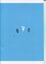 Two black fingerprints and one white fingerprint on a blue background