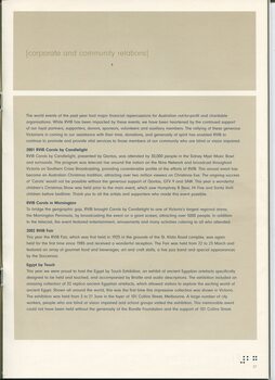 Overview of achievements throughout the year
