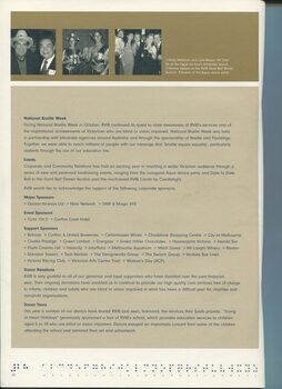 Overview of achievements throughout the year