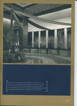 Image of 'Egypt by Touch' exhibition