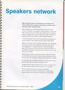 Establishment of Speakers Network