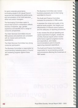 RBS Corporate Governance statement