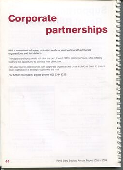 Statement on Corporate Partnerships