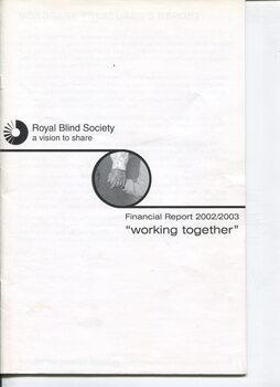 White page with black writing and image of adult and child holding hands