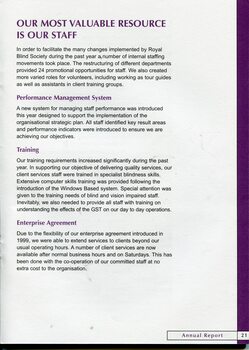 Overview of achievements throughout the year