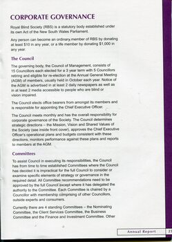 RBS Corporate Governance statement