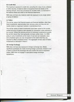 Notes to and forming part of the Financial Statements