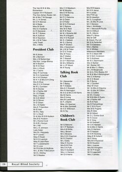 List of Century, President’s, Talking Book and Children's Book Club members