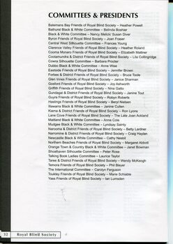 List of Committees and Presidents