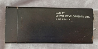 Black rectangle box with white writing