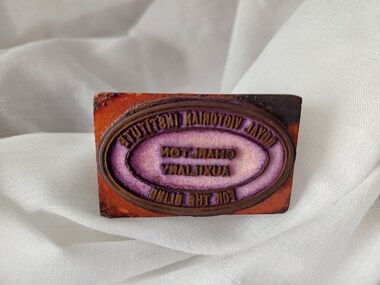 Base of stamp with 'Charlton Auxiliary' surrounded by RVIB