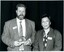 Trevor Hay and Wang Hsui-ping with the Braille Book of the Year award