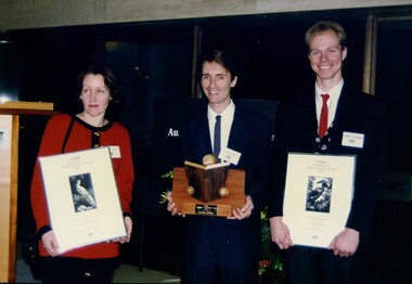 Alison Forbes, Karl Hughes and Robert de Grauuw with LBA awards