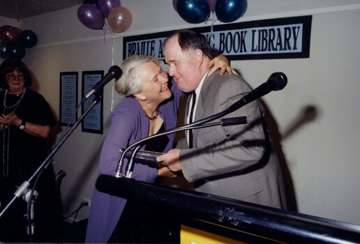 Unknown woman hugging Peter Walsh