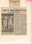 Newspaper cutting about blindness related activities or people