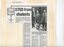 Newspaper cutting about blindness related activities or people