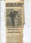 Newspaper cutting about blindness related activities or people