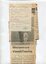 Newspaper cutting about blindness related activities or people