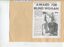 Newspaper cutting about blindness related activities or people