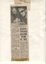 Newspaper cutting about blindness related activities or people