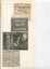 Newspaper cutting about blindness related activities or people