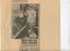 Newspaper cutting about blindness related activities or people