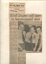 Newspaper cutting about blindness related activities or people