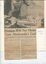 Newspaper cutting about blindness related activities or people