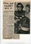 Newspaper cutting about blindness related activities or people