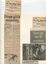Newspaper cutting about blindness related activities or people