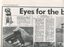 Newspaper cutting about blindness related activities or people