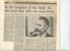 Newspaper cutting about blindness related activities or people