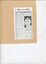 Newspaper cutting about blindness related activities or people