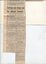 Newspaper cutting about blindness related activities or people