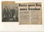 Newspaper cutting about blindness related activities or people