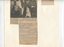 Newspaper cutting about blindness related activities or people
