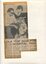 Newspaper cutting about blindness related activities or people